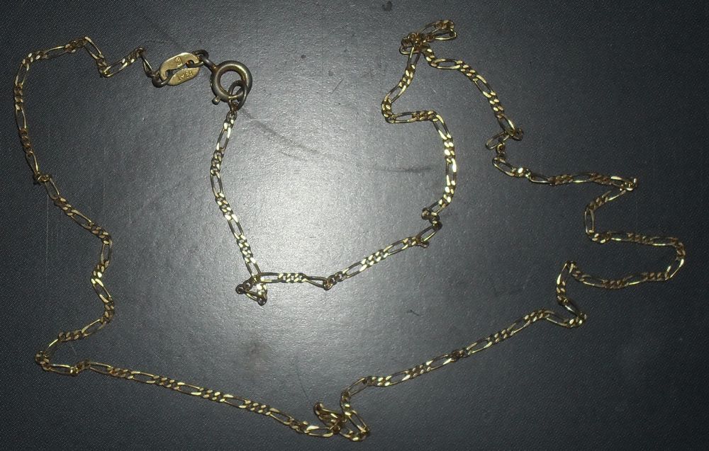 Cha�ne dor�e 46cm avec poin�on 20 Montreuil (93)