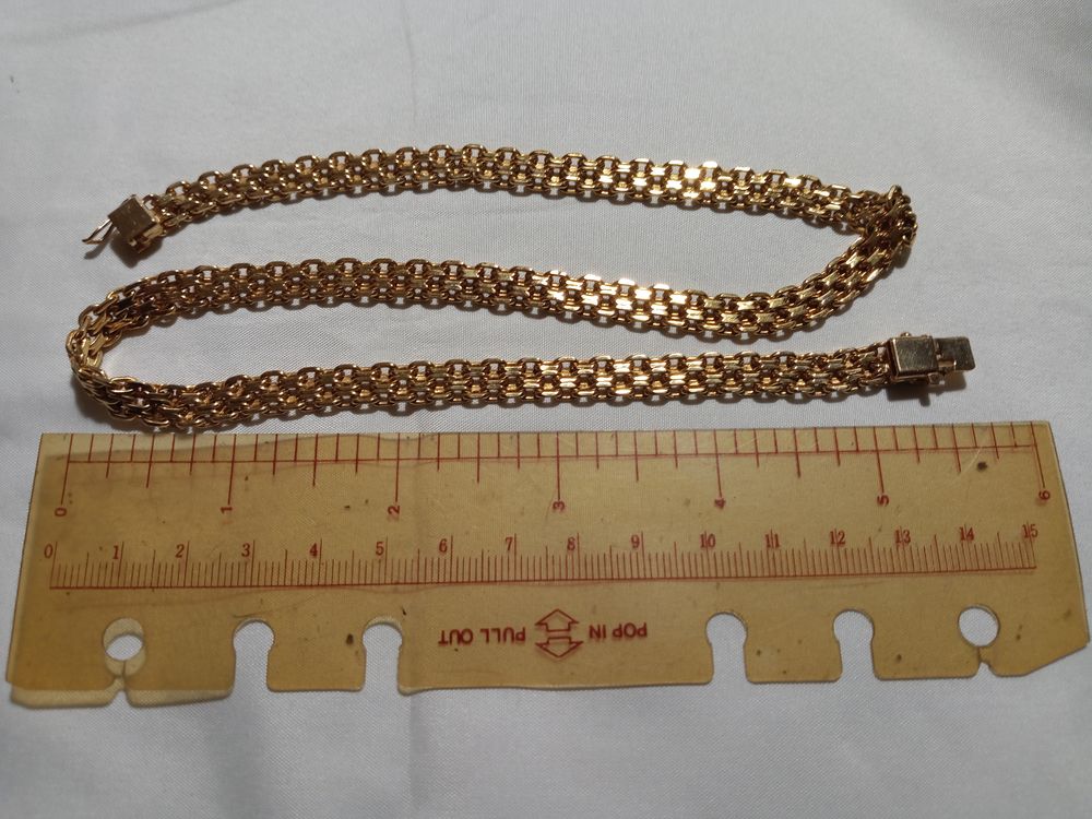 Chaine 3 rangs maille for�at soudee 150 Alban (81)
