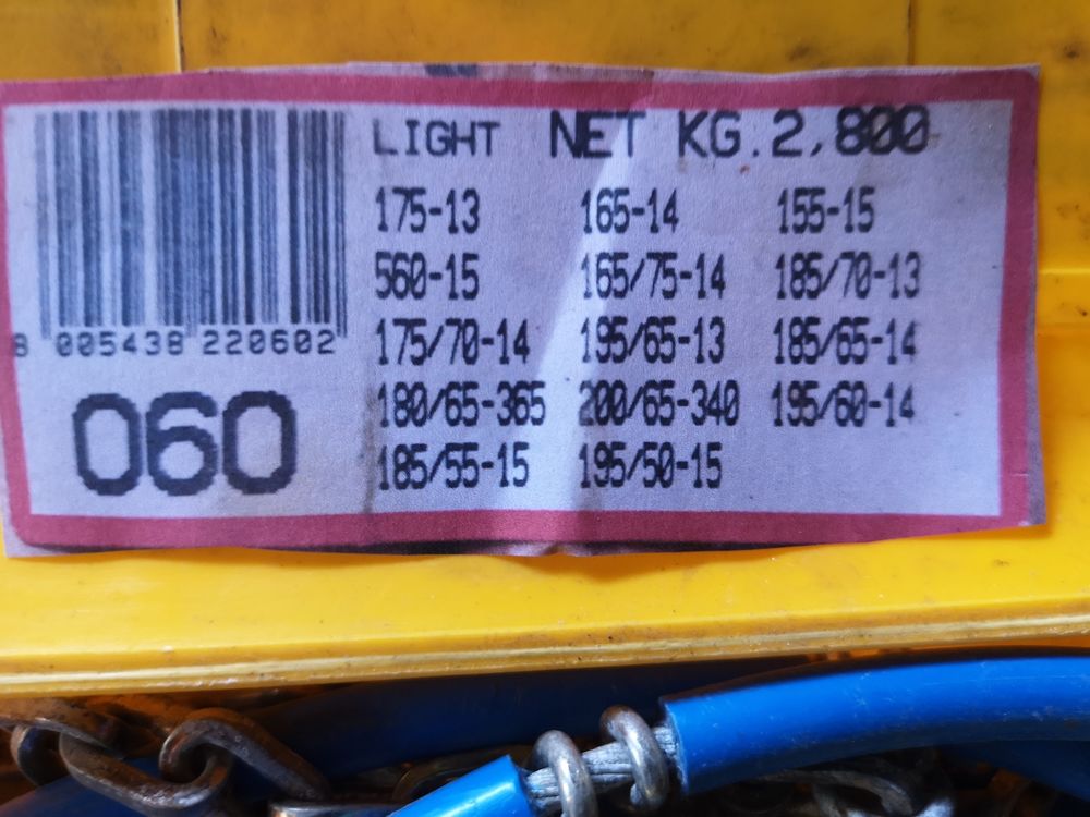 Chaines neige 20 Gagny (93)