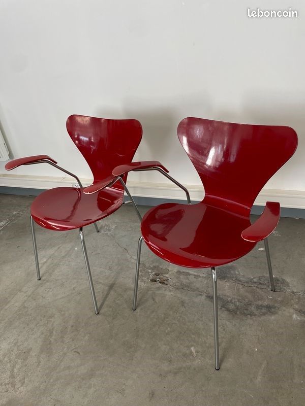 Chaise Butterfly Jacobsen pour Fritz Hansen 295 Lorient (56)