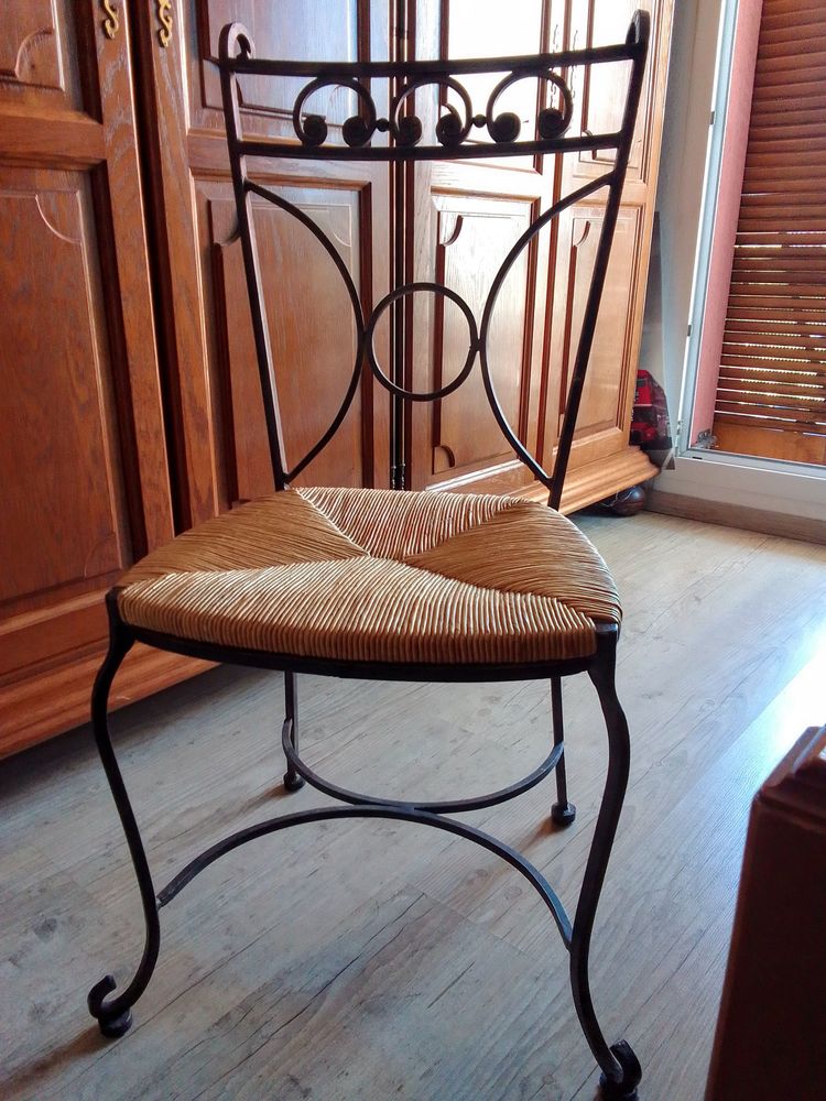 Chaise dossier fer forg� 50 Lorry-l�s-Metz (57)