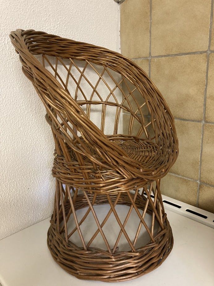 CHAISE ENFANT en OSIER - VINTAGE 18 Ergersheim (67)