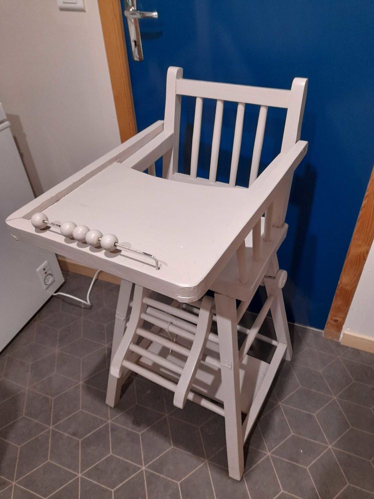 Chaise haute b�b� en bois de bonne qualit� 35 Maisse (91)