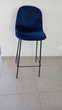 chaise haute 85 cm , bleu