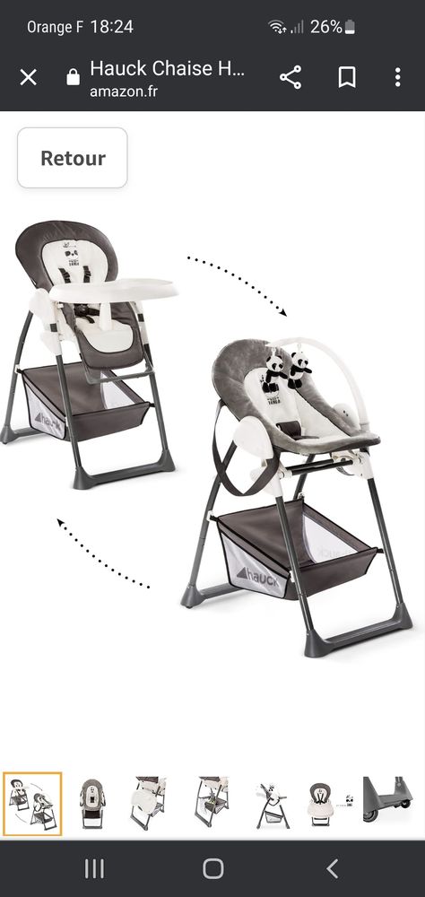 Chaise haute/transat b�b� 90 Saint-Genis-Pouilly (01)