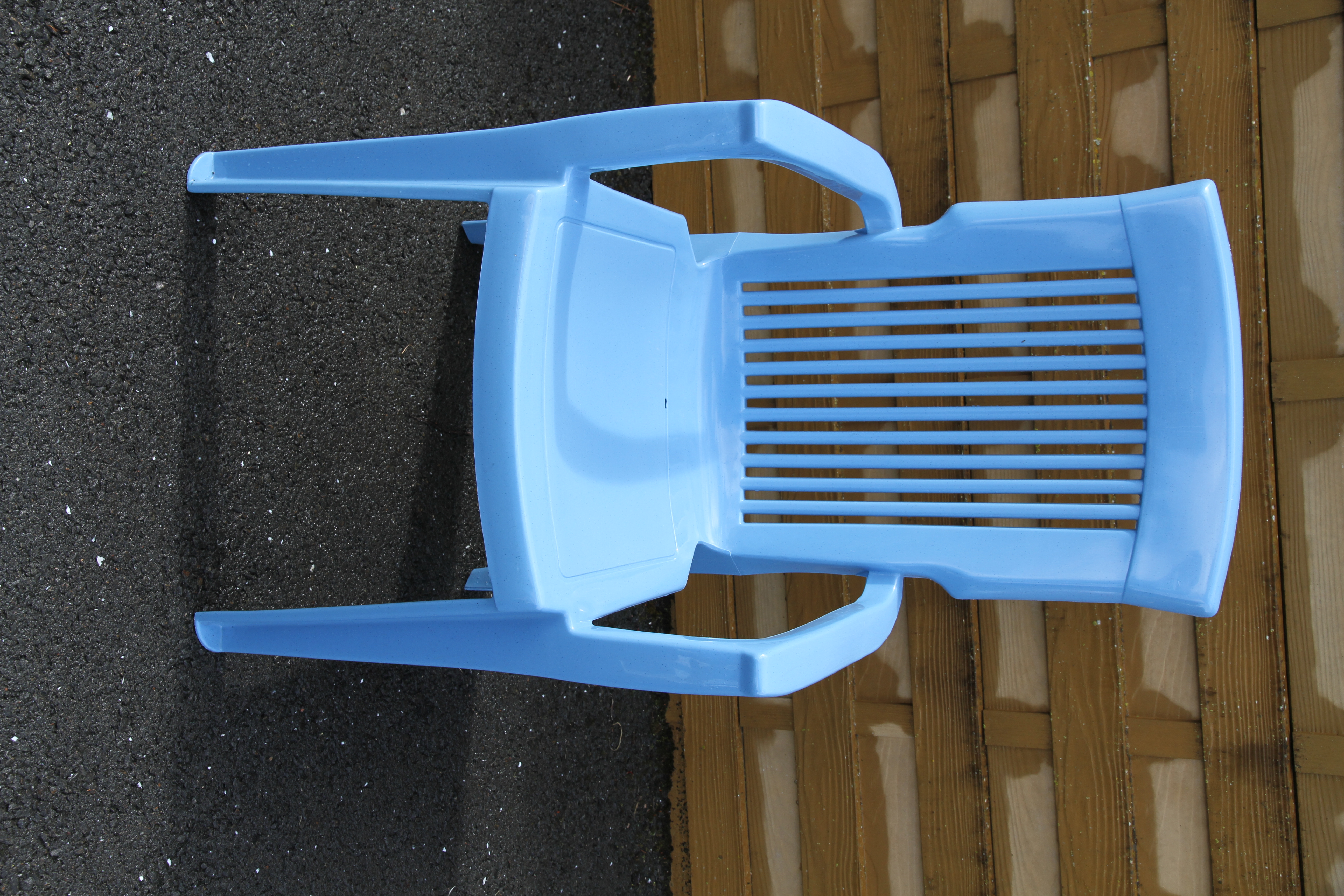 chaise de jardin couleur bleu deux �l�ments 15 Bourgbarr� (35)