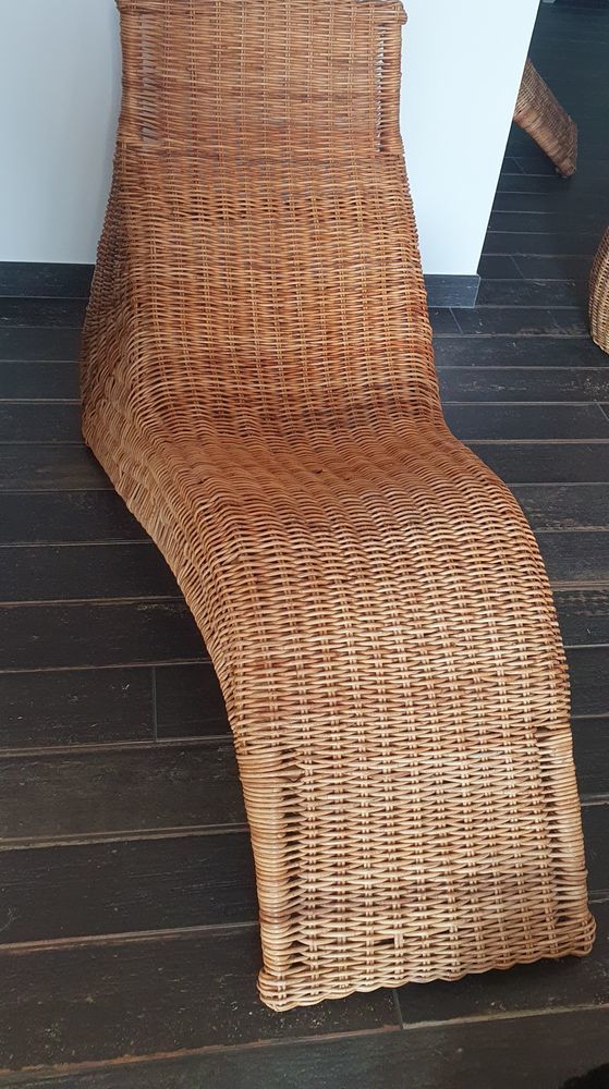 Chaise Longue Karlskrona Vintage en Osier par Carl �jerstam Designer Su�dois 350 Jarnac (16)
