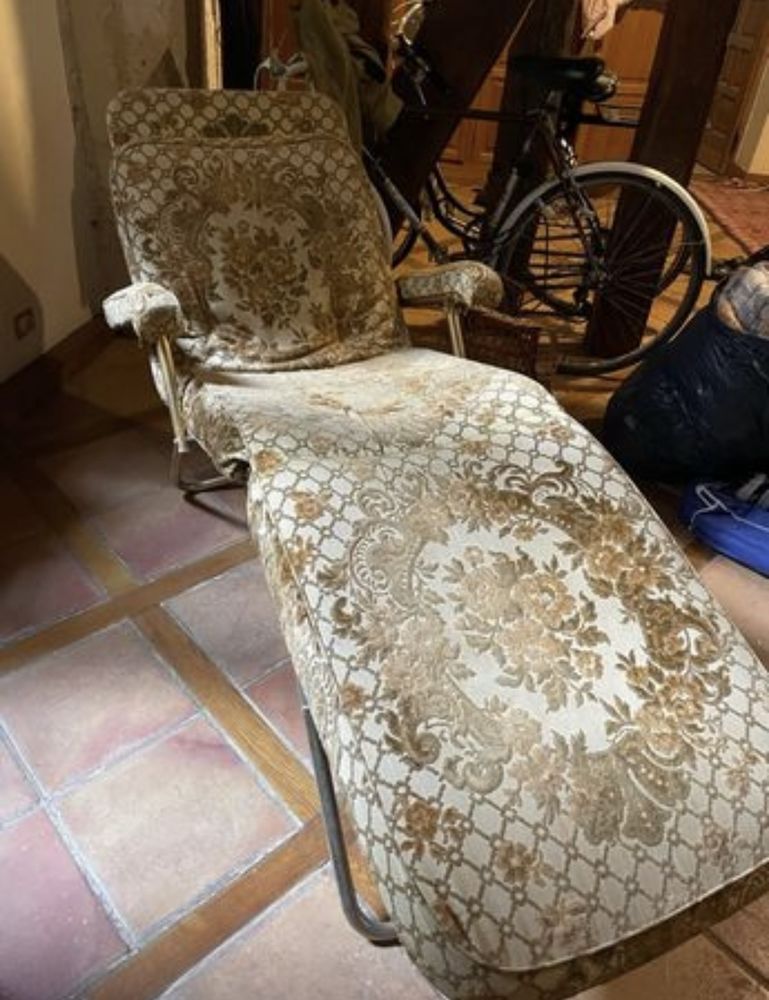 Chaise longue r�tro en velours ajustable 10 Paris 5 (75)