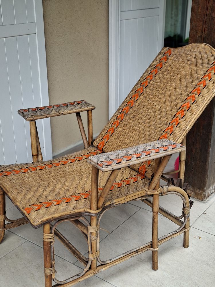 chaise longue rotin de jardin ou autre 100 Le Mesnil-Saint-Denis (78)