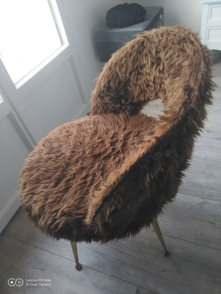 Chaise moumoute vintage 29 Venoy (89)