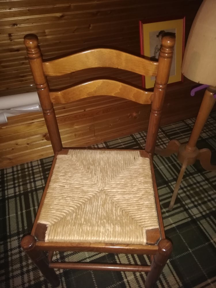 chaise x4 en paille 40 Vern-sur-Seiche (35)