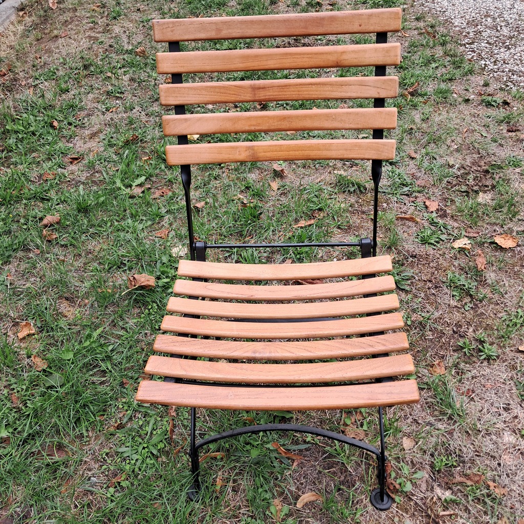 Chaise pliable en bois pour jardin 250 Moroges (71)