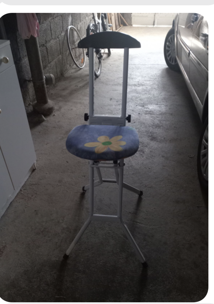 CHAISE POUR TABLE DE REPASSAGE DOSSIER REGLABLE 10 Figeac (46)