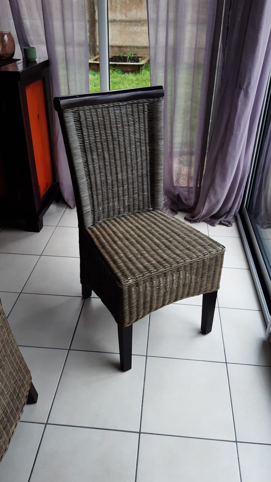 Chaise de salle � manger en osier 150 Pleurtuit (35)