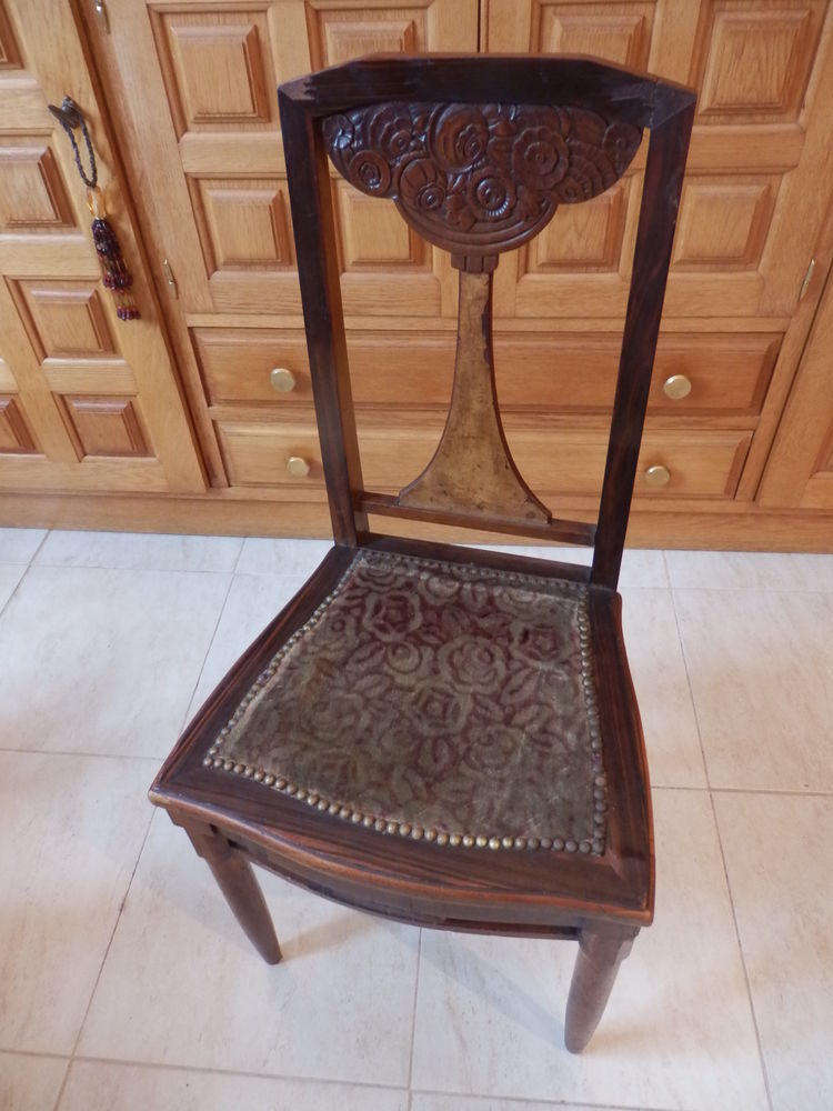 Chaise sculpt�e en bois 5 La Garenne-Colombes (92)