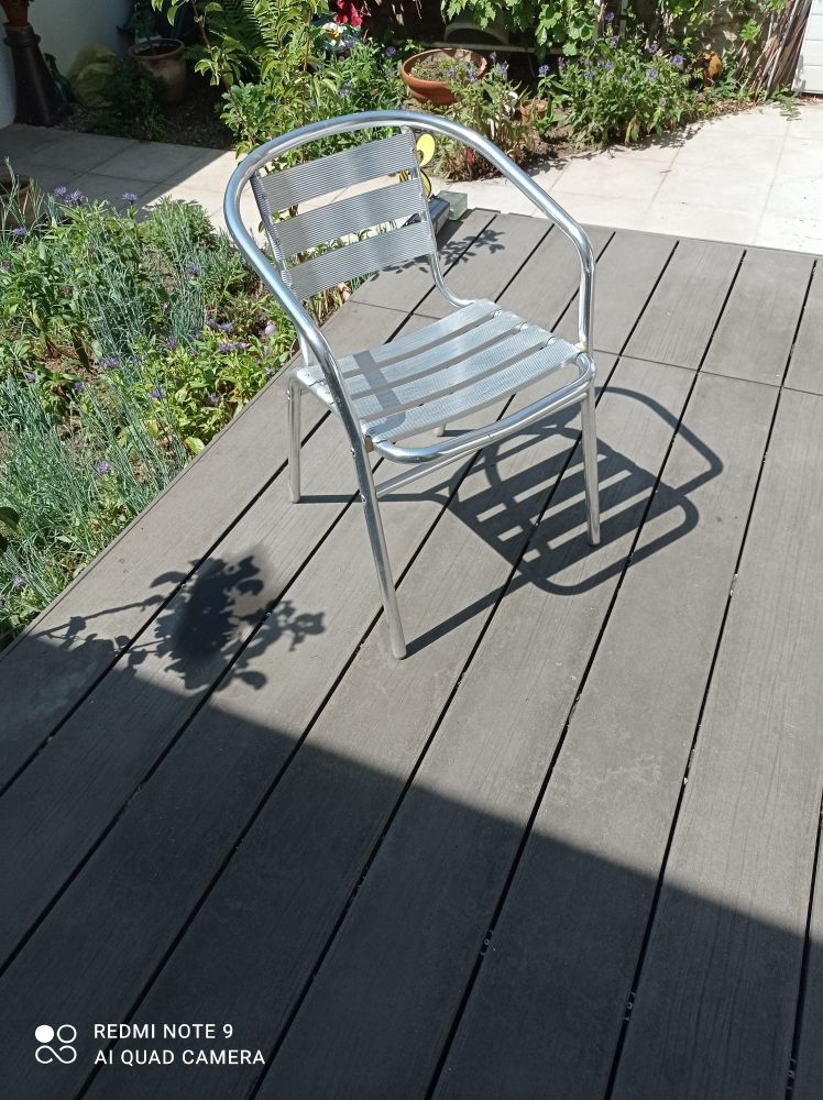 1 chaise de terrasse en alu 25 Vichy (03)