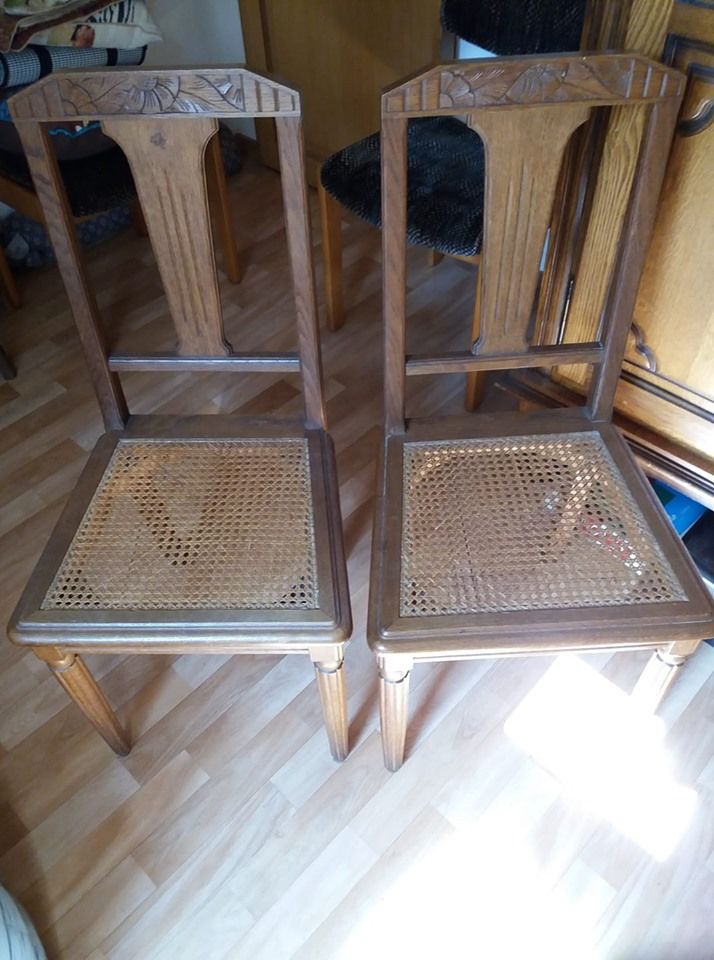 LOT DE 3 CHAISES ANCIENNES 120 Chezal-Beno�t (18)