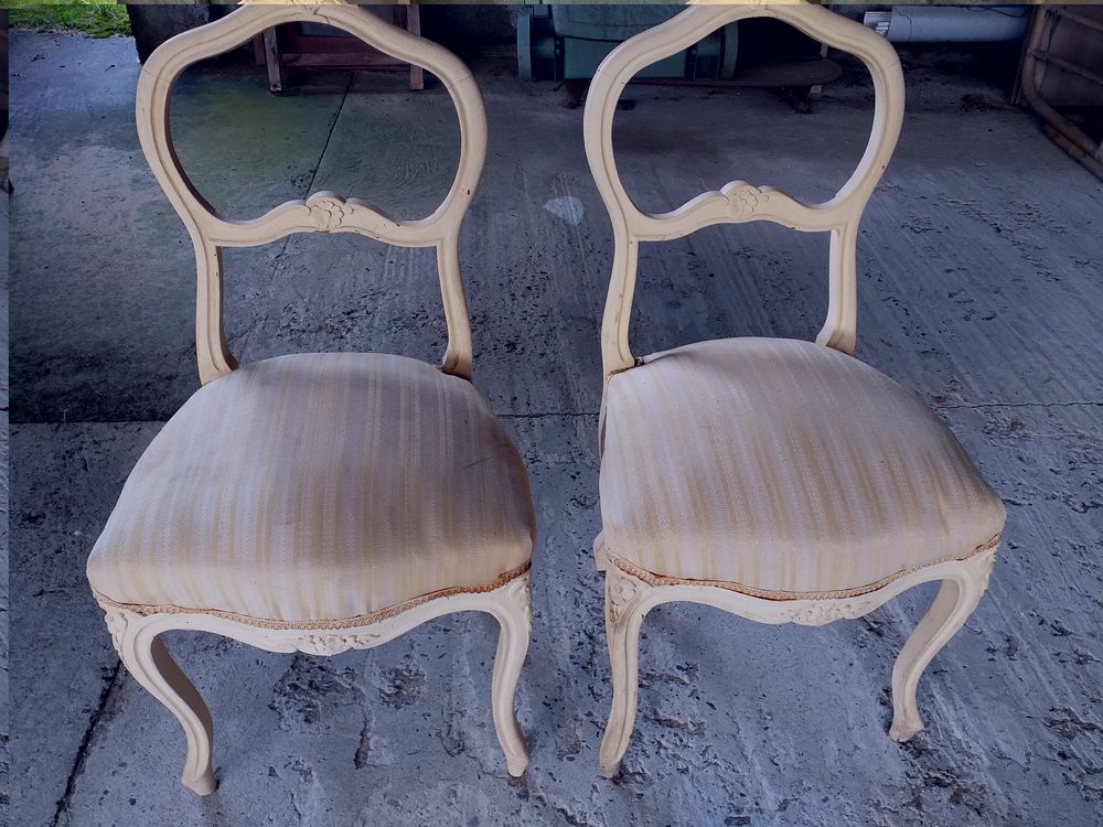 Lot de 2 chaises anciennes 60 Angresse (40)