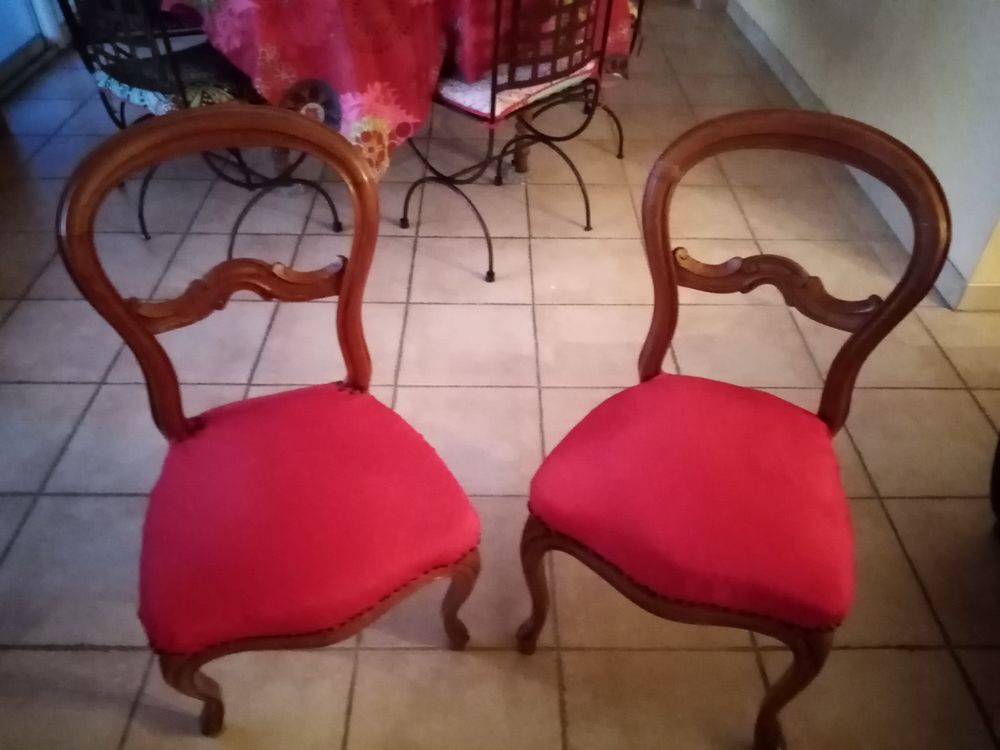 lot 2 chaises anciennes 50 V�n�jan (30)