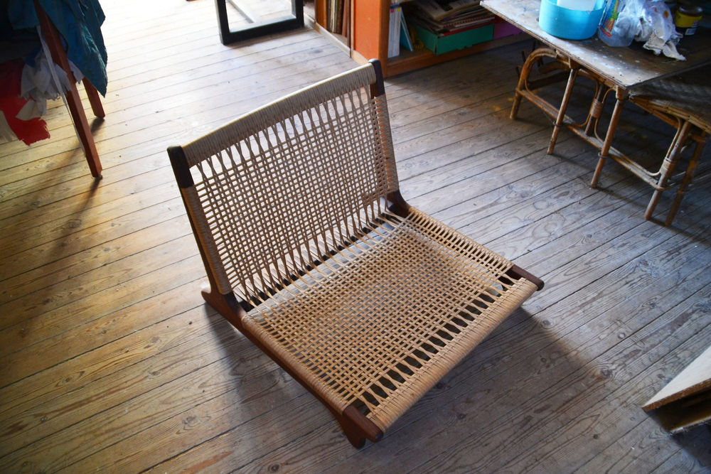 2 chaises basses design danois 1957 400 Vains (50)