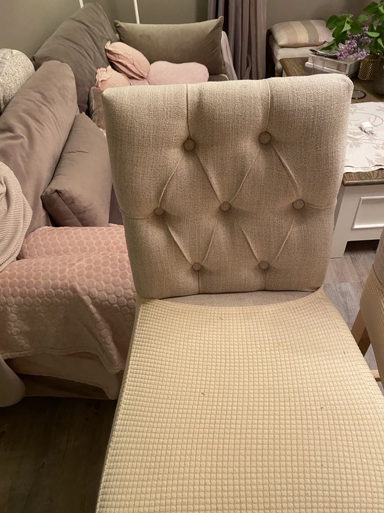 6 chaises beige en tissus 350 Bezons (95)