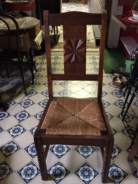 6 chaises en bois fonc� 0 Abscon (59)