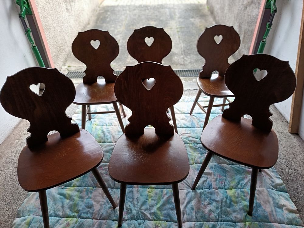 LOT 6 CHAISES BOIS MASSIF 90 Krautergersheim (67)
