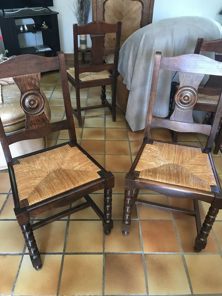 6 Chaises bois 90 La Chapelle-sur-Erdre (44)