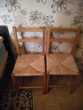 2 chaises en bois 50 Saint-Pierre-de-Fursac (23)