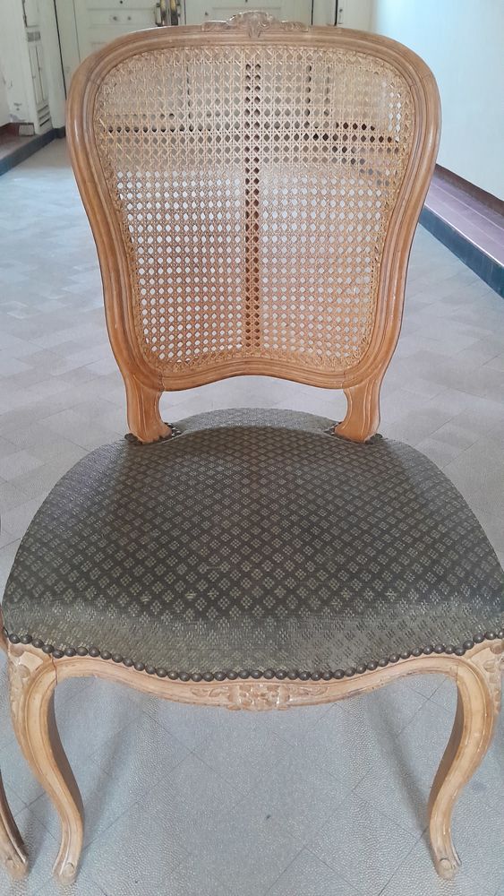 Lot de chaises cann�es 18�me 200 Douarnenez (29)