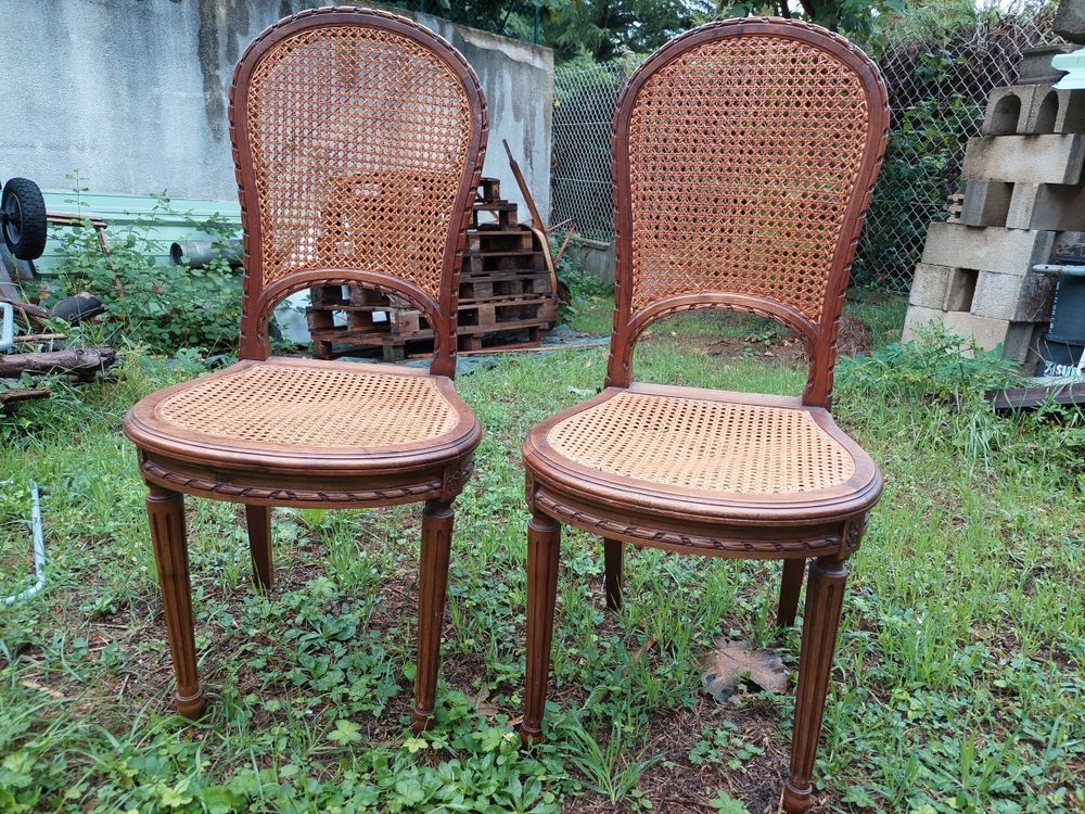 chaises cann�es 40 Vaux-le-P�nil (77)