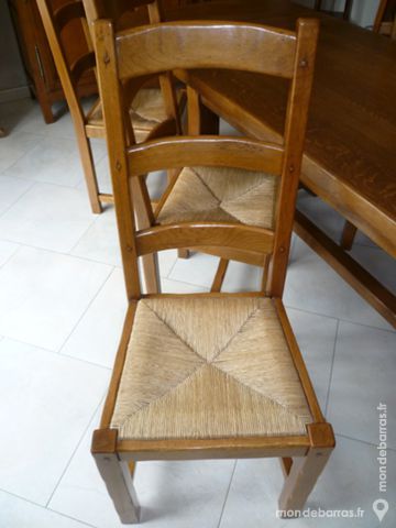 Chaises 100% ch�ne massif. 380 Neufch�tel-en-Bray (76)
