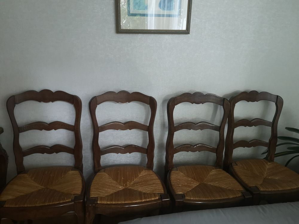 lot de 4 chaises chêne massif 35 Taverny (95)