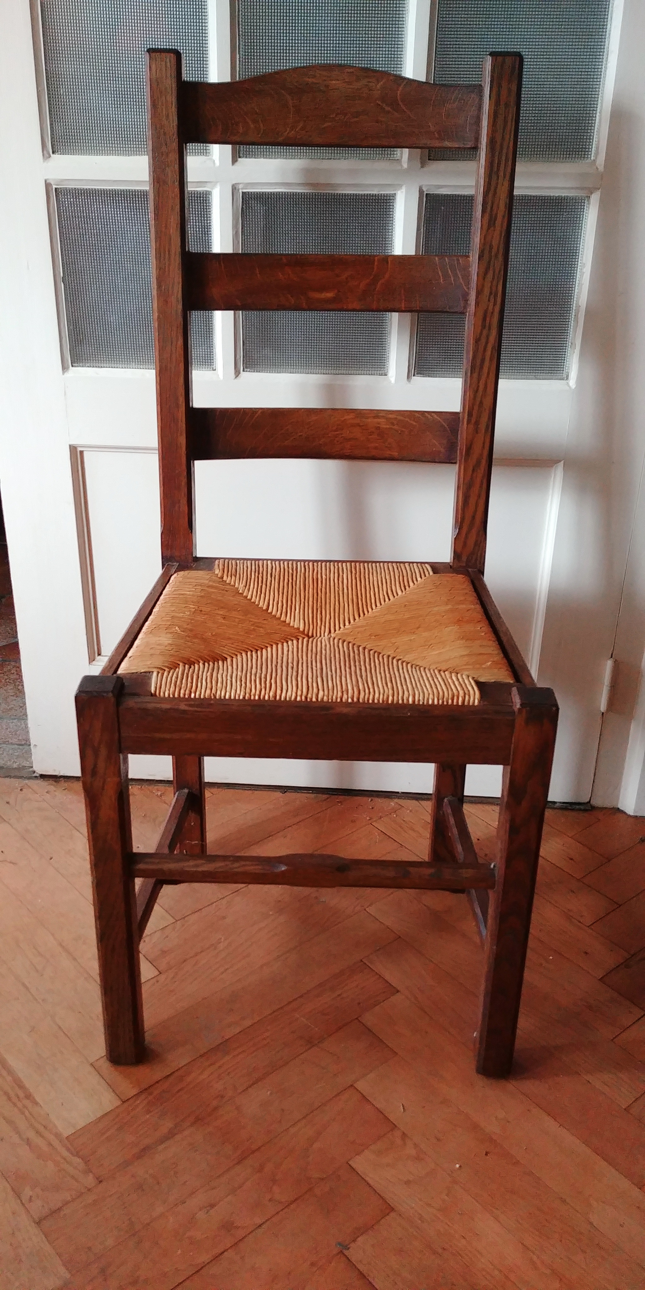 lot de 6 chaises ch�ne massif, paill�es 620 Quimper (29)