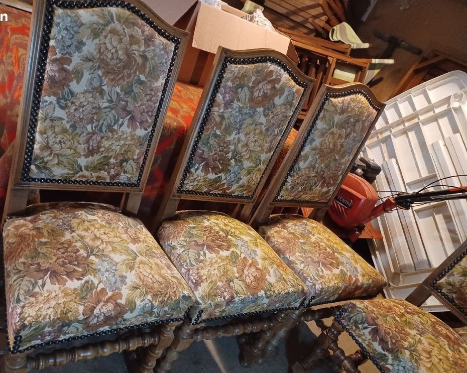 4 Chaises en ch�ne 75 Bricon (52)