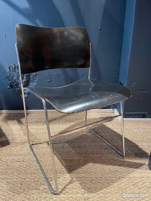  Chaises 40/4, David Rowland, ann�es 70 LIVRAISON POSSIBLE 80 Lorient (56)