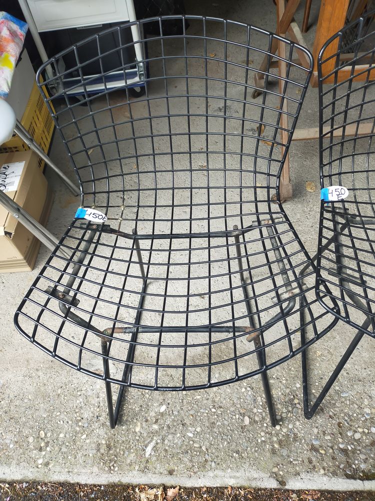 2 chaises design Bertoia 1ere �dition 1953 900 S�lestat (67)