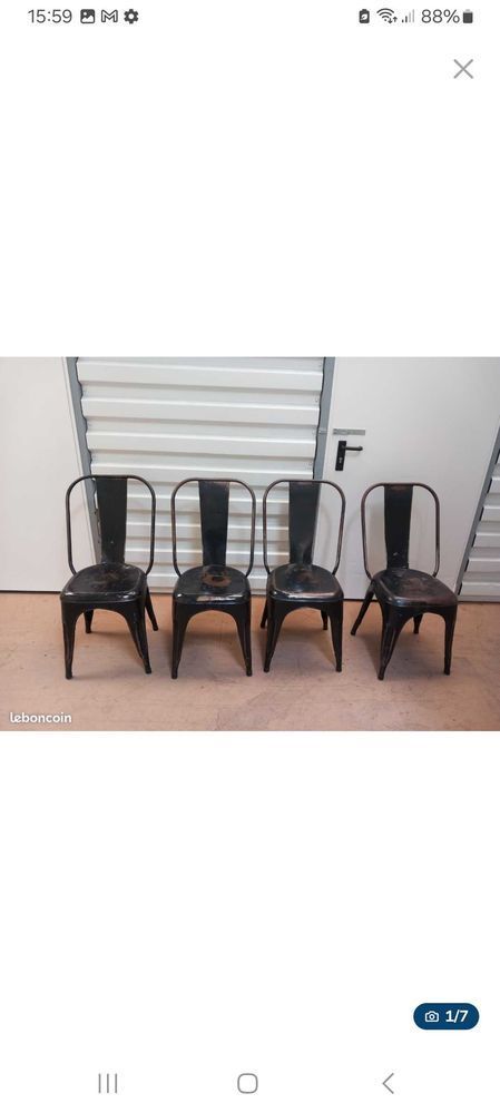 lot de 4 chaises design industriel 150 Toulouse (31)