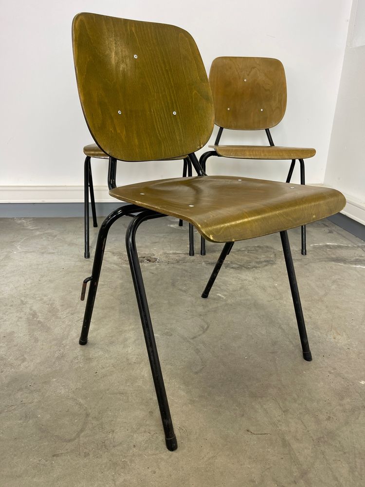 Lot de 3 chaises �cole ann�es 70 Pays-Bas 285 Lorient (56)