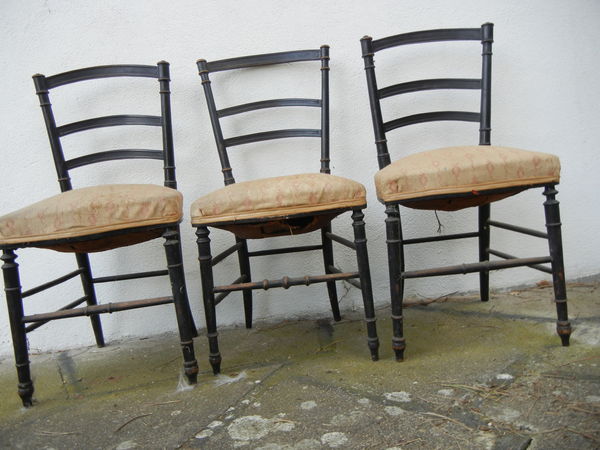lot de 3 chaises d'�poque Napol�on 3. 0 Laxou (54)