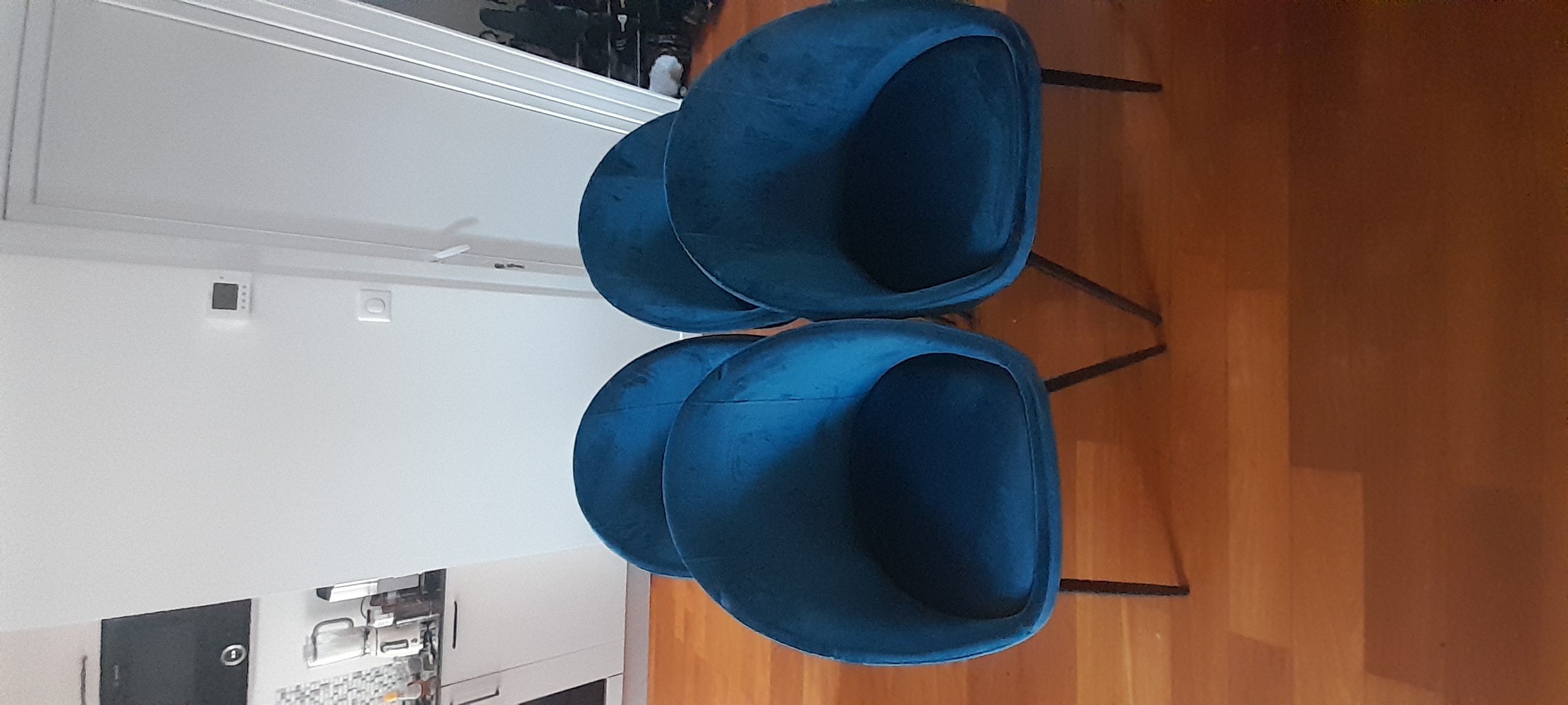 4 chaises fauteuil velours 160 Colombes (92)