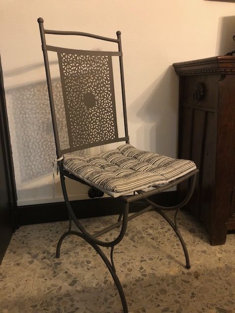 Chaises en fer forg� Design 60 Berck (62)