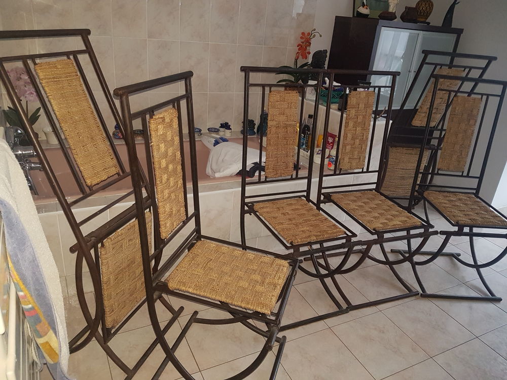 chaises fer forge, lot de 4 25 Orvault (44)
