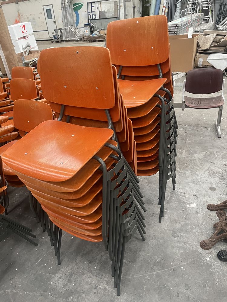 Chaises indus vintage Kho Liang 1970 Livraison Possible 95 Lorient (56)