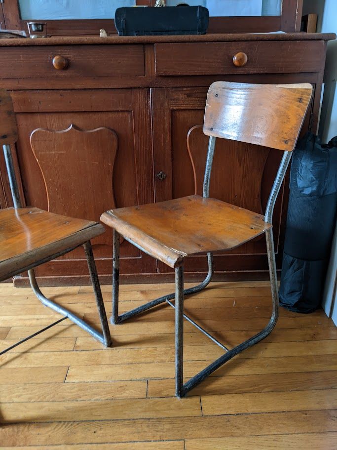 2 chaises industriel vintage - ann�es 40 80 Paris 15 (75)