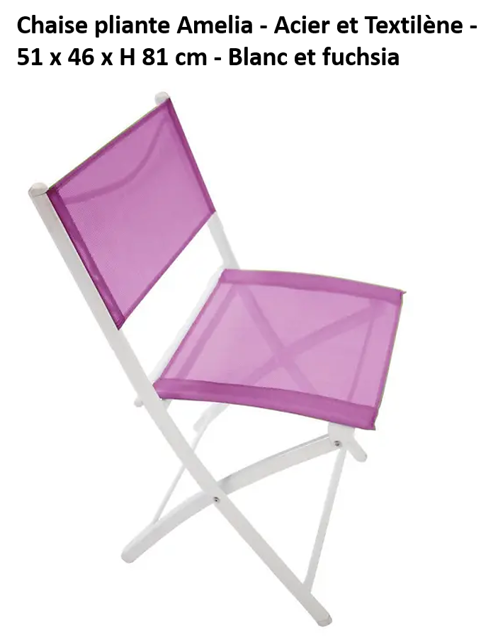 Chaises de jardin, terrasse ou balcon 5 Neuves-Maisons (54)