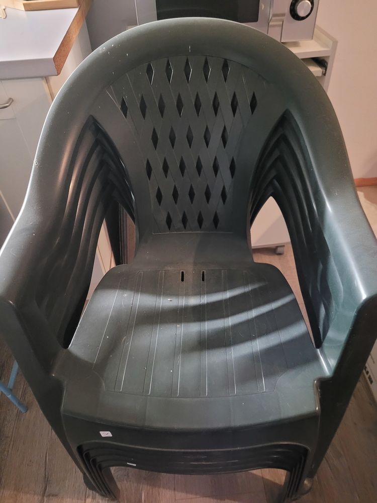 Lot de 5 chaises de jardin 25 Voujeaucourt (25)