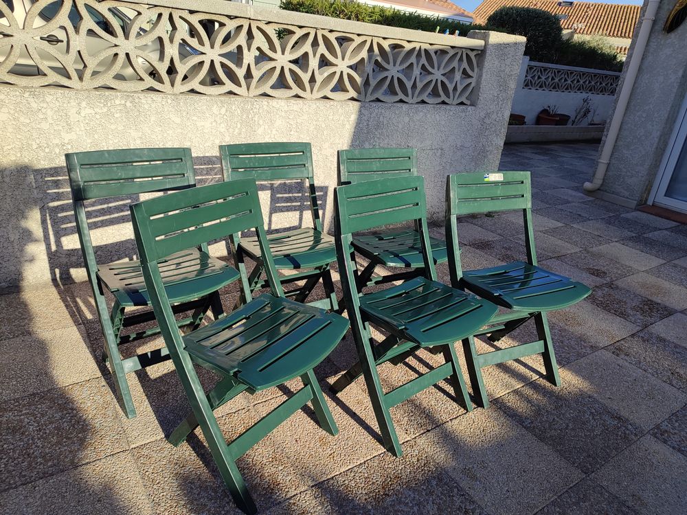  6 Chaises de jardin PVC 
60 Port-la-Nouvelle (11)