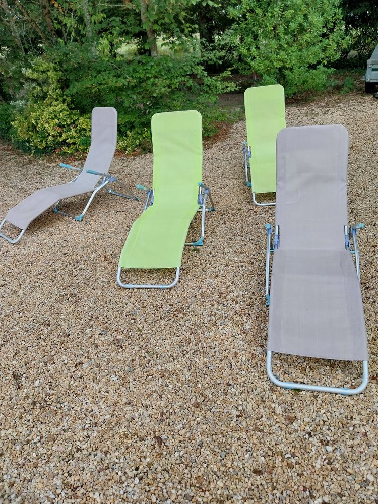 Chaises longues de jardin aluminium 80 Saint-Junien (87)