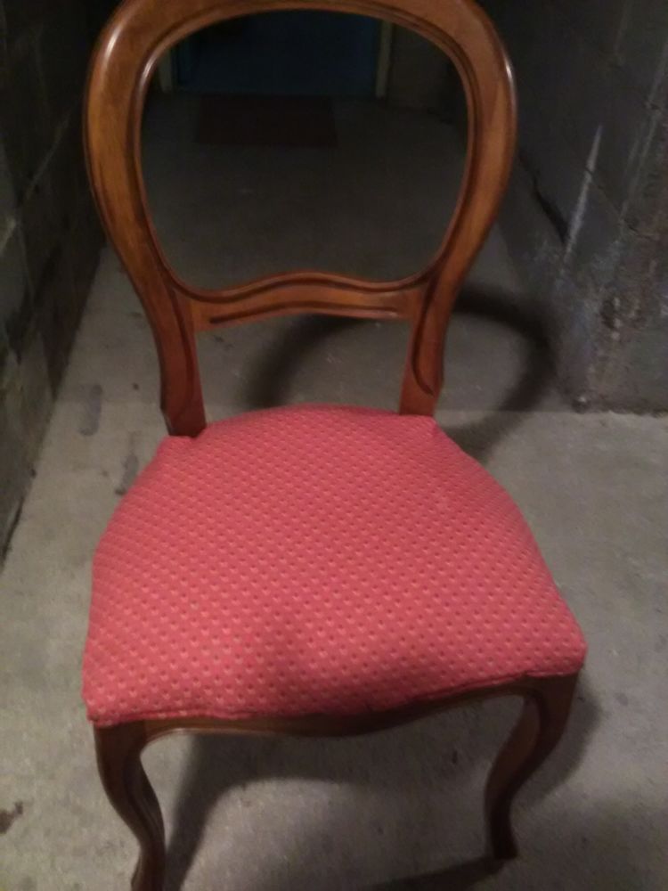 chaises  Louis Philippe hêtre teinté merisier 50 Apt (84)